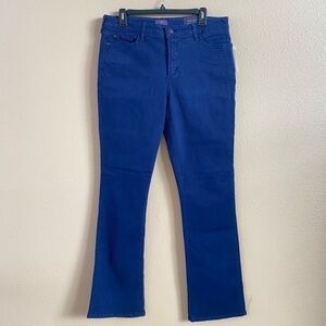 NYDJ New Size 14 Dark Wash Slimming Fit Lift Tuck Technology Bootcut Jeans FLAW